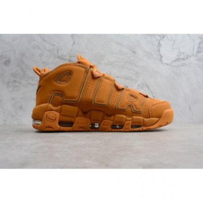 Nike Erkek Air More Uptempo Reflective Wheat Flax Gum Kahverengi Basketbol Ayakkabısı Türkiye - 5MAC